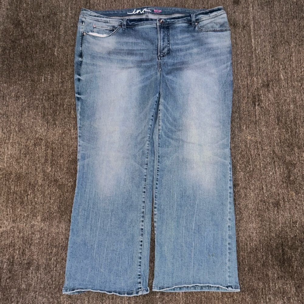 Inc Denim Plus Size 24W Bootleg Stretchy